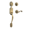 Kwikset 98001-095 Handleset, Arlingon/Lido Series Lever w/SmartKey ~ Antique Brass