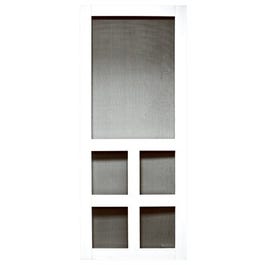 Vermont Series Screen Door, White Vinyl, 35 x 79.5-In.