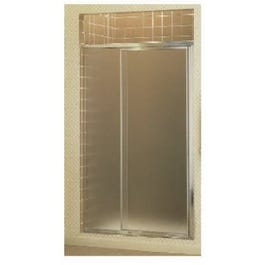 27-1/2 To 31-1/4 Inch Silver Frame Pivot Shower Stall Door