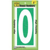 House Address Number 0, Reflective, 911 High-Visibility, 5-In.