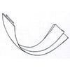 Gutter Slip Connector, Half Round, Galvanized, 5-In.