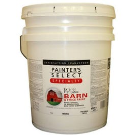 Speciality Barn & Fence Paint, Latex, Flat, Ranch Red, 5-Gallons