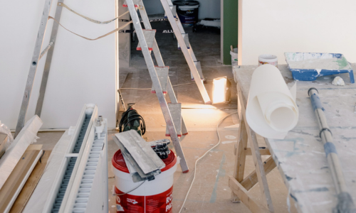 Room being renovated