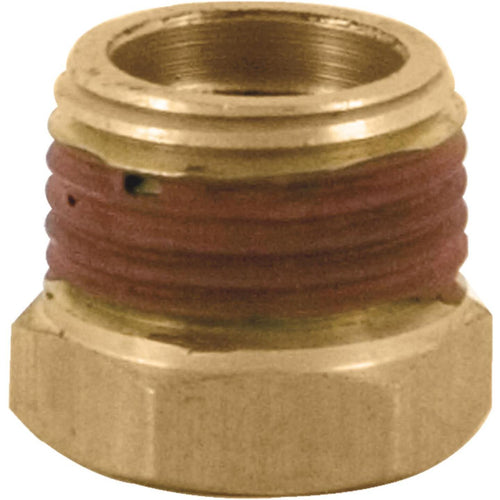 Bostitch 3/8 In. x 1/4 In. NPT Hex Brass Reducer Bushing Adapter