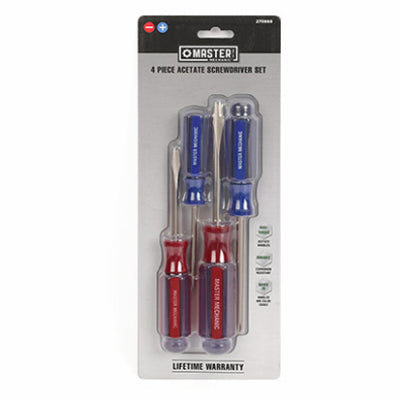Master Mechanic Acetate Screwdriver Set