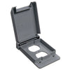 Thomas & Betts  Single Gang Weatherproof Duplex Box Cover