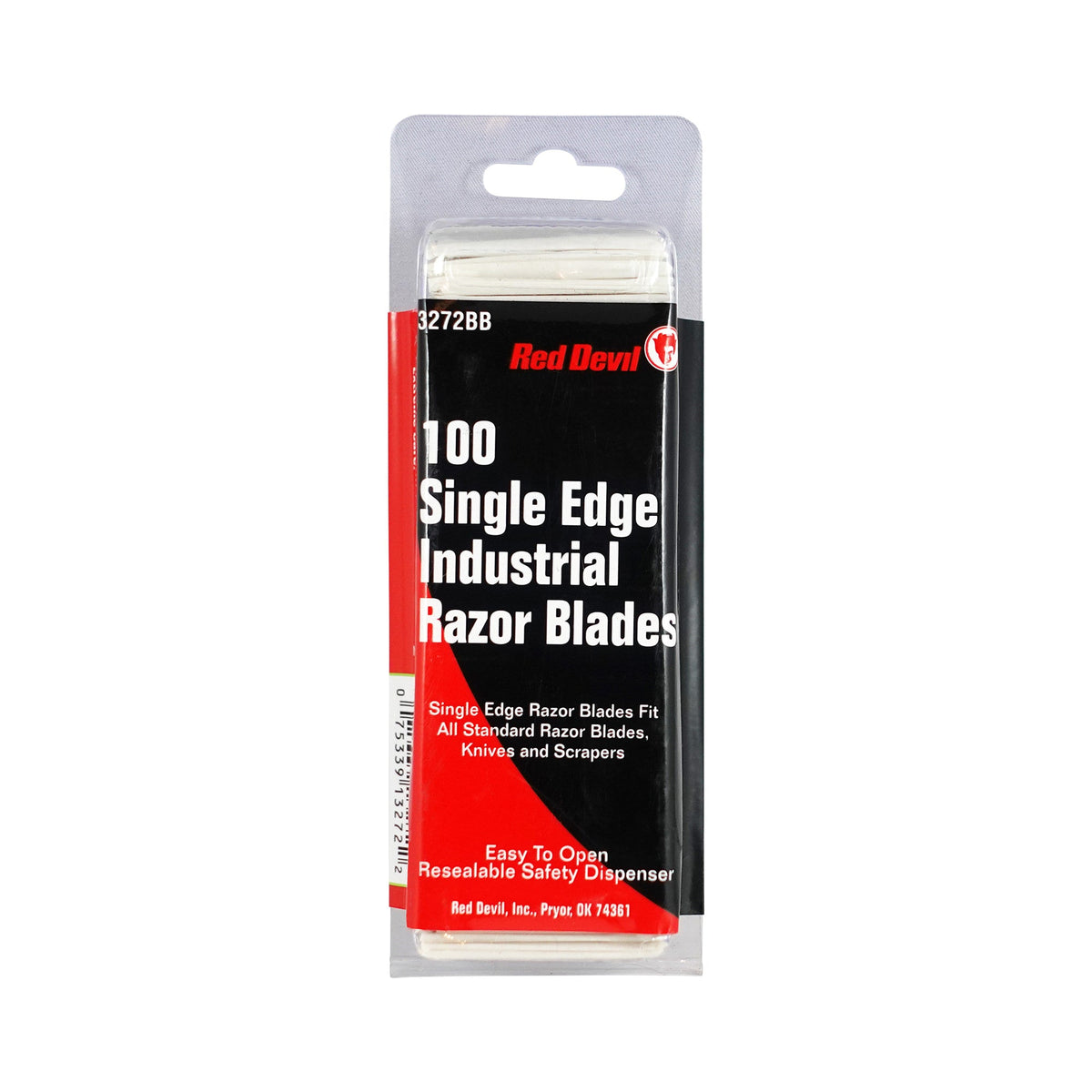 Red Devil Razor Blades 100 Blades Plastic Disposable Box - Wyalusing ...