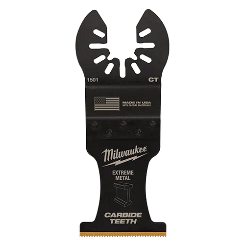 Milwaukee® Open-Lok™ 1-3/8 Titanium Enhanced Carbide Teeth Metal Blade 2pk