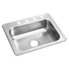 Elkay Dayton Stainless Steel 4-Hole Single Bowl Drop-in Sink
