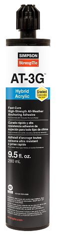 Simpson Strong Tie AT-3G™ High-Strength Hybrid Acrylic Adhesive