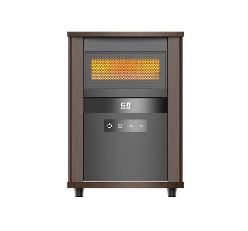 Utilitech Up to 1500-Watt Infrared Quartz Cabinet Indoor Electric Space Heater with Thermostat and Remote Included