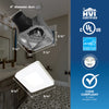Broan-NuTone® Roomside Series Bathroom Exhaust Fan w/ LED Light, 80 CFM, ENERGY STAR®