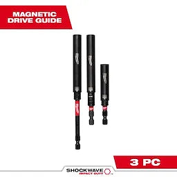 Milwaukee 3PC SHOCKWAVE™ Impact Duty Magnetic Drive Guide Guide Set