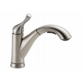 Grant Kitchen Faucet with Pull-Out Spray, Single Handle, Stainless Steel